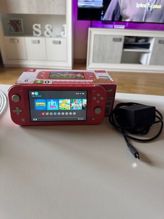 Nintendo Switch Lite Rosa Animal Crossing