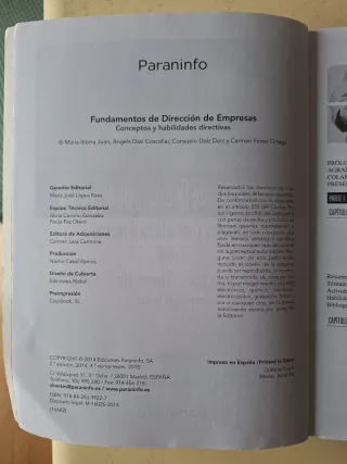 Fundamentos de dirección de empresas. Conceptos...