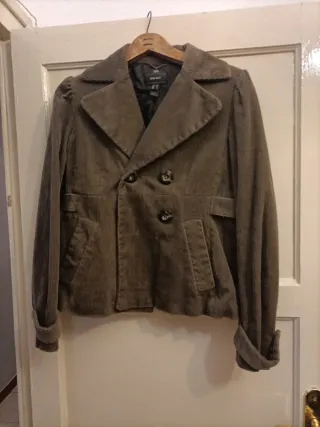 Chaqueta corta Mango marrón pana