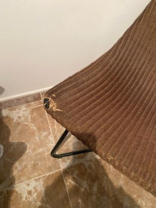 Sillón butaca ratán Ikea Radviken