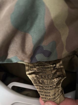 Chaquetón militar camuflaje