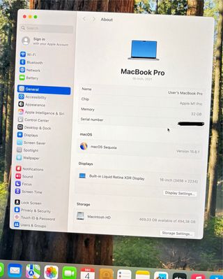 MacBook Pro 16 M1 Pro 32GB RAM