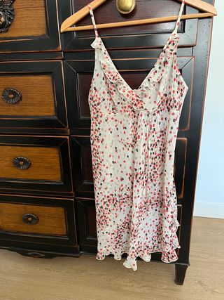 Vestido estampado flores talla M