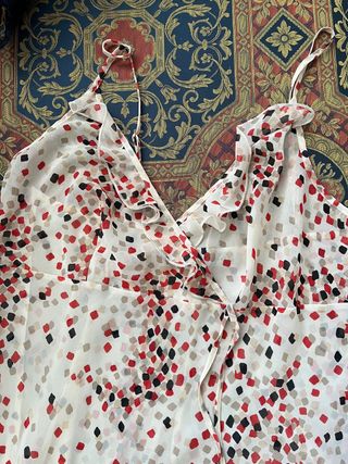 Vestido estampado flores talla M