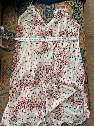 Vestido estampado flores talla M