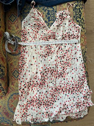 Vestido estampado flores talla M