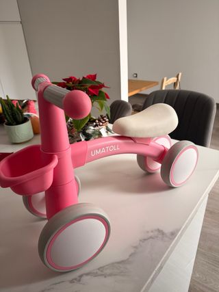Bicicleta de equilibrio rosa UMATOLL