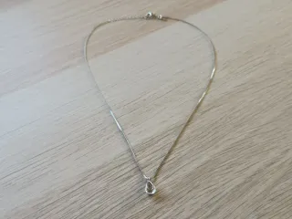 Conjunto Anillo y collar de Plata S925