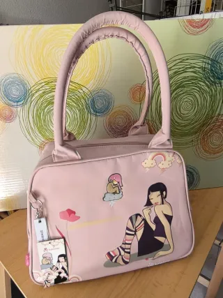 Bolso Tokidoki Rosa con Dibujos