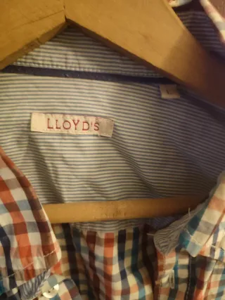 Camisas Lloyd Talla L Cuadros