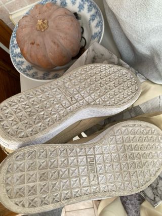 Scarpe Puma Suede Donna Beige Oro