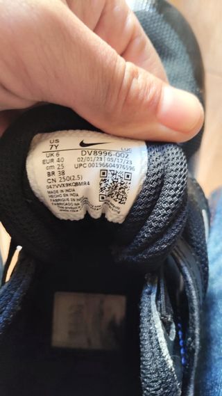 Zapatillas Nike Negras y Blancas