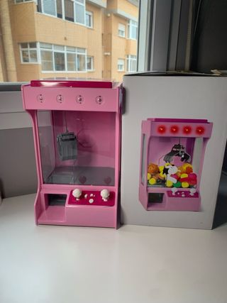 Máquina Arcade Rosa para Niños con Gancho