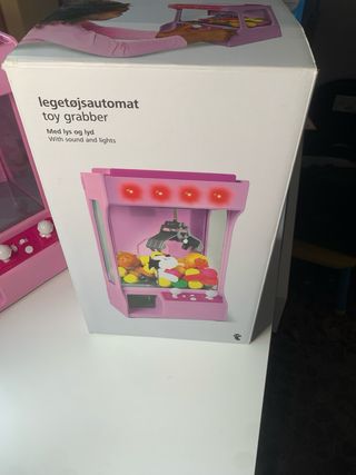 Máquina Arcade Rosa para Niños con Gancho