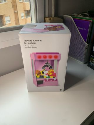 Máquina Arcade Rosa para Niños con Gancho