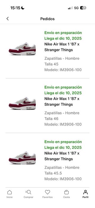 Nike Air Max 1’87 Stranger Things Varias tallas
