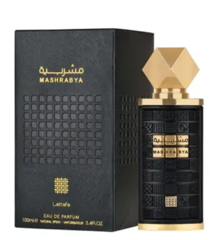 Perfume Latafa Mashrabiya Negro y Dorado