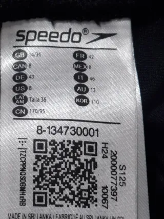 Bañador Speedo Eco Endurance Mujer Negro