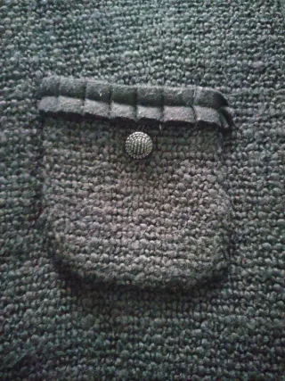 Abrigo Tintoretto Negro Mujer