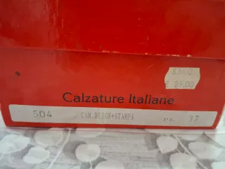 Scarpe donna eleganti beige/oro Tg 37