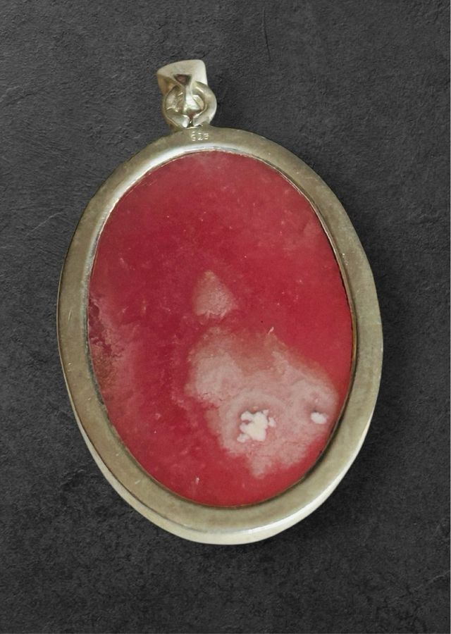 Colgante Rosa Calcita Auténtica