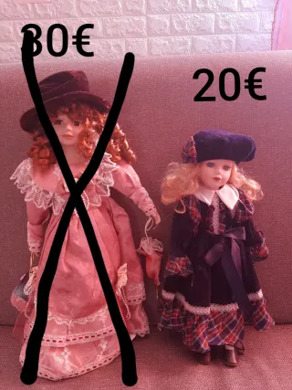 Bambole di porcellana da collezione