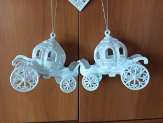 N.2 Carrozze bianco perlato effetto Madreperla.