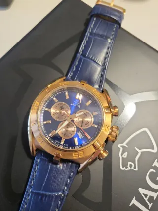 Reloj Jaguar Hombre Azul/Dorado