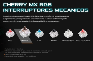 Teclado Mecánico ROG Strix Scope RGB Gaming