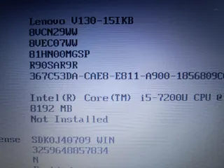 Despiece Lenovo V130-15IKB (Type 81HN)