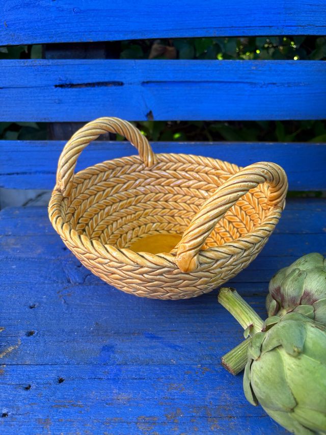 CESTA IN CERAMICA VINTAGE