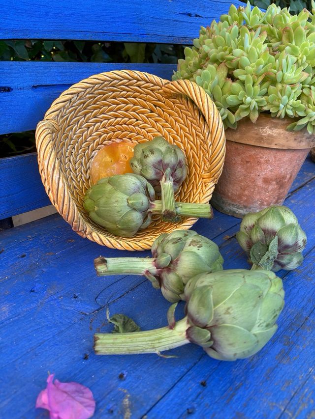 CESTA IN CERAMICA VINTAGE