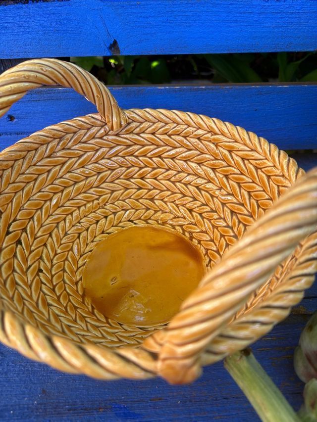 CESTA IN CERAMICA VINTAGE