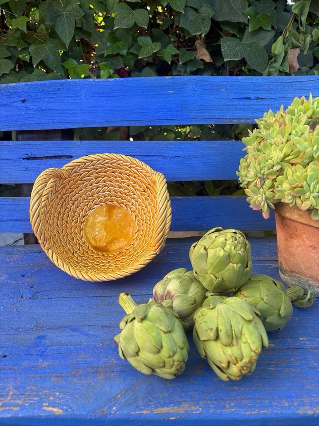 CESTA IN CERAMICA VINTAGE