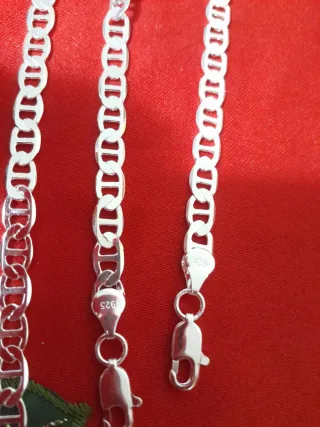 Set collana e bracciale argento