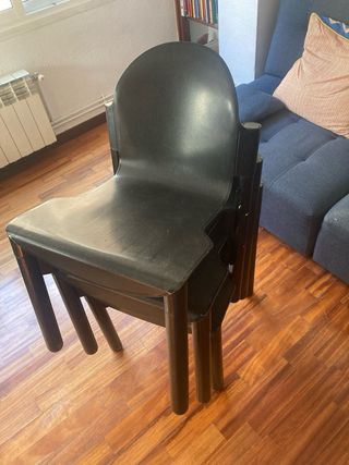 Sillas Thonet Flex Negras (3 unidades)