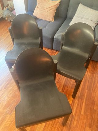 Sillas Thonet Flex Negras (3 unidades)