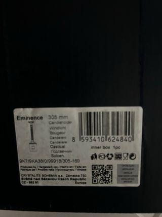 Candelabri in cristallo Crystalite Bohemia