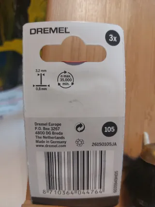 Dremel 105 - 3 frese 0.8 mm