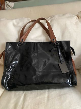 Bolso Furla Piel Negro y Marrón