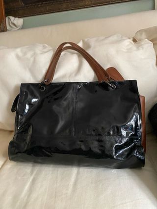 Bolso Furla Piel Negro y Marrón