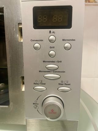 Microondas de conveccion Firstline acero con grill