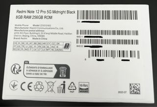 Xiaomi Redmi Note 12 Pro 5G Azul Nuevo