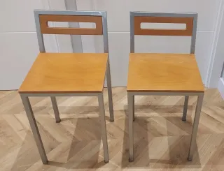 Banco in metallo e legno (2 unità)