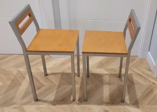 Banco in metallo e legno (2 unità)