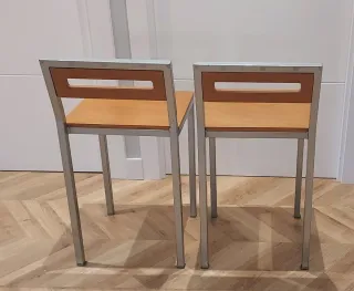 Banco in metallo e legno (2 unità)