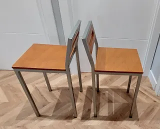 Banco in metallo e legno (2 unità)