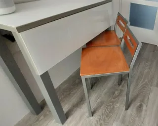 Banco in metallo e legno (2 unità)