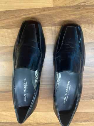 Zapatos de piel negros a estrenar