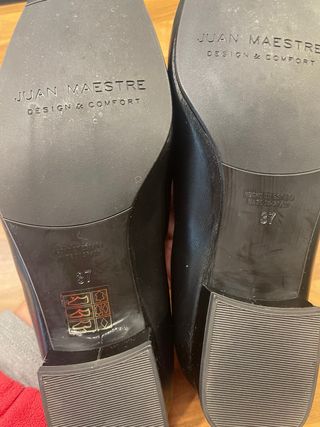 Zapatos de piel negros a estrenar